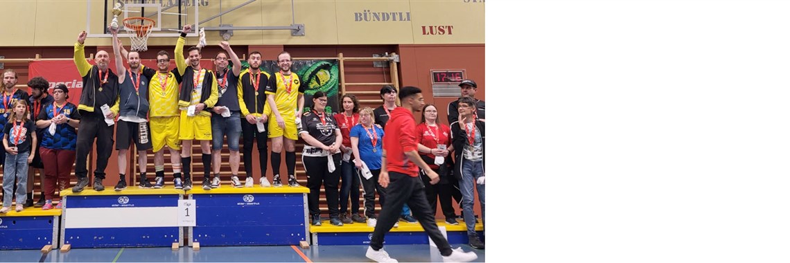 Vier Flames-Teams am Special Olympics Turnier in Maienfeld