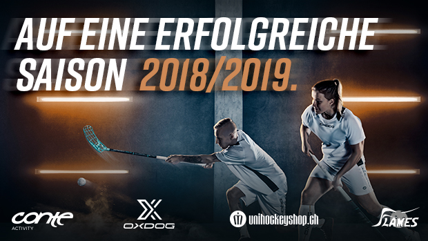 Vertragsverlängerung mit «OXDOG» / Neue Partnerschaft mit «unihockeyshop.ch»