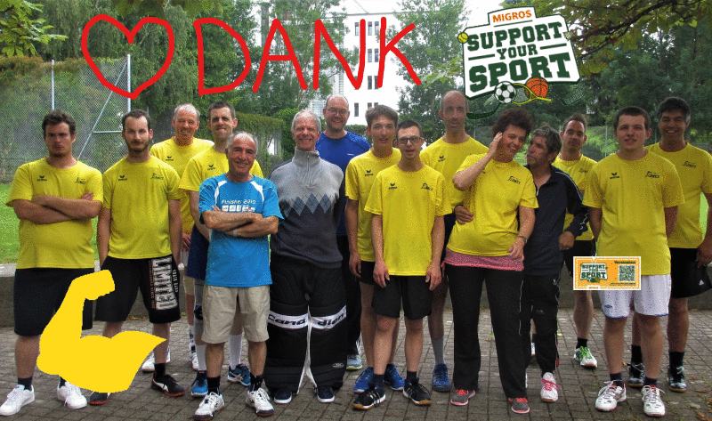 «Support your sport»: Danke für 4692.40 Franken